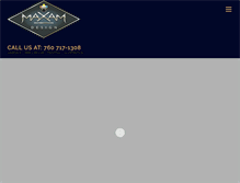 Tablet Screenshot of maxamdesign.com